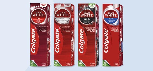 Colgate Max White tandpasta: van €5,49* voor €2,75