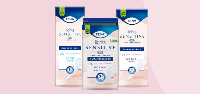 TENA Lights Sensitive: van €3,59-€4,59* voor €1,-