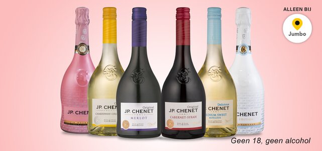 J.P. Chenet wijn naar keuze: 4 halen = 3 betalen