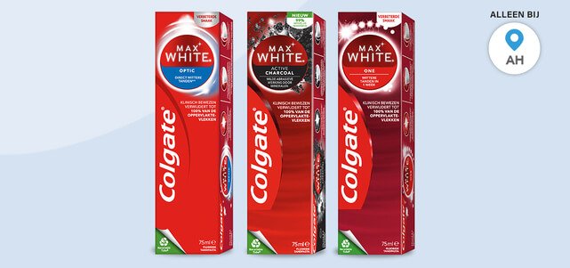 Colgate Max White tandpasta: van €5,29* voor €2,50