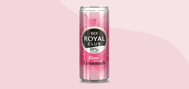 Royal Club Rose Lemonade 250 ml blik van €0,75* voor €0,-