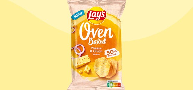 Lay’s Oven Baked Cheese & Onion: van €1,95* voor €0,50