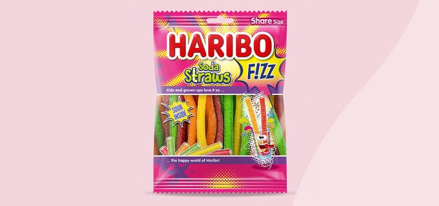 HARIBO Soda Straws F!ZZ: van €1,79* voor €0,90