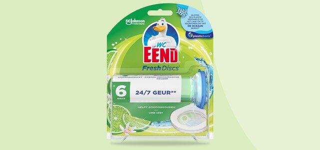 WC Eend Fresh Discs Lime Zest houder: van €3,29* voor €1,50