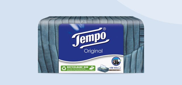 Tempo Original tissuebox: van €2,49* voor €1,-