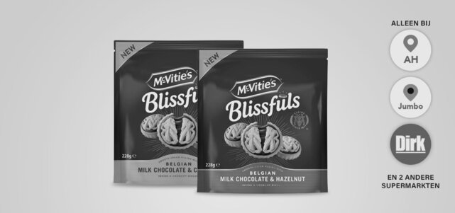 McVitie's Blissfuls: van €2,99* voor €1,-